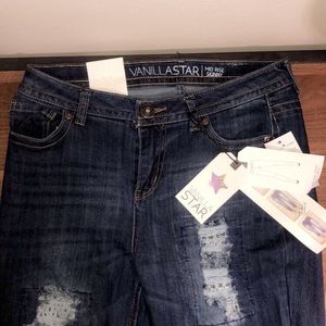 VANILLASTAR MIDRISE SKINNY JEANS